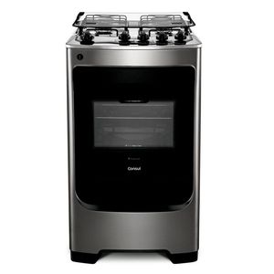 Fogão 4 Bocas Consul CFO4NAR com Acendimento Automático Inox Bivolt