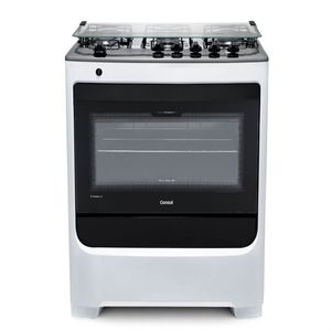 Fogão 5 Bocas Consul CFS5NAB com Forno Limpa Fácil Branco Bivolt