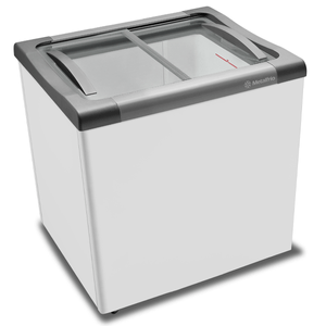 Freezer Horizontal Metalfrio 180 Litros Porta de Vidro NF20S Branco 110V