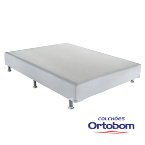 Base Sommier Casal Ortobom Corino Branco 138x188x30