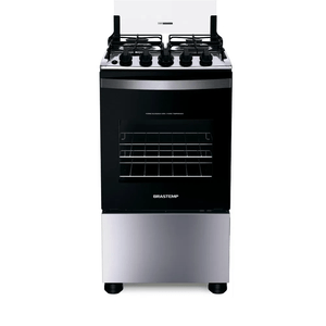 Fogão 4 bocas Brastemp BFO4NBR Inox Bivolt