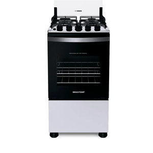 Fogão 4 Bocas Brastemp BFO4NBB Automático Branco Bivolt