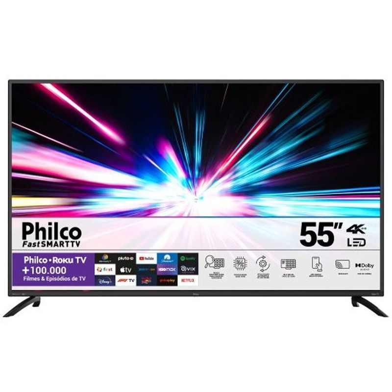 Smart-TV-LED-4K-55-PHILCO-PTV55G52R2C-ROKU-TV-4