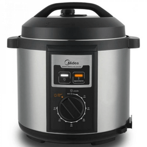 Panela de Pressão Elétrica Mecânica Midea 6 Litros Inox PPB71 127V