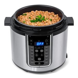 Panela de Pressão Elétrica Midea 6 Litros MasterSteam PPG70S1 Cor Inox 127v