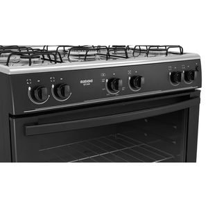 Fogão 5 Bocas Itatiaia Star NG Mesa Inox Preto Bivolt