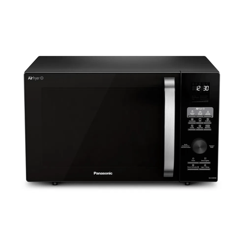 Micro-ondas-Air-Fryer-Panasonic-30-Litros-NN-CD89NBRUN-Preto-127V