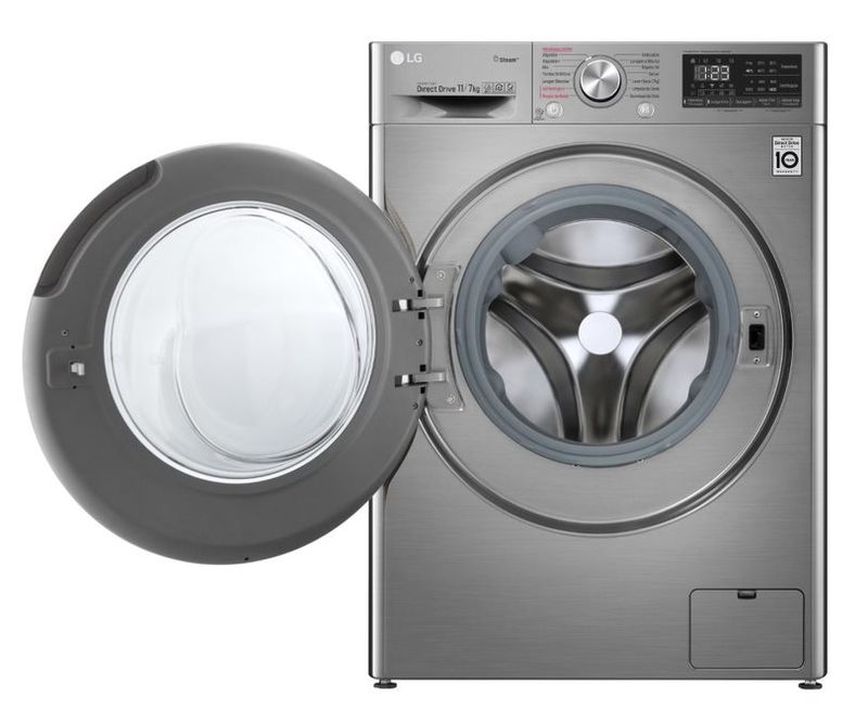 Lava-e-Seca-LG-VC4-11kg-Aco-Escovado-127V-2