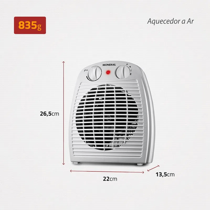 Aquecedor-de-Ar-Eletrico-Mondial-A-08-Cinza-127V-5