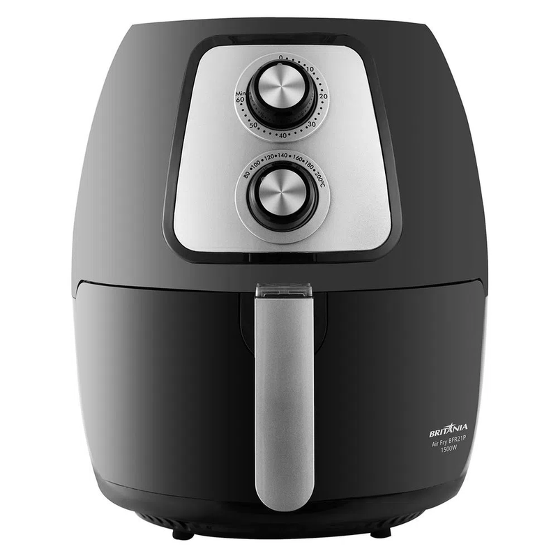 Fritadeira-Eletrica-Air-Fryer-4-Litros-Britania-BFR21P-Preta-127V