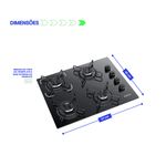 Cooktop-4-Bocas-Itatiaia-Essencial-Mesa-de-Vidro-Preto-Bivolt-6