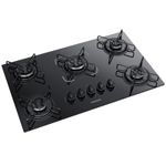Cooktop-5-Bocas-Itatiaia-Essencial-Mesa-de-Vidro-Preto-Bivolt