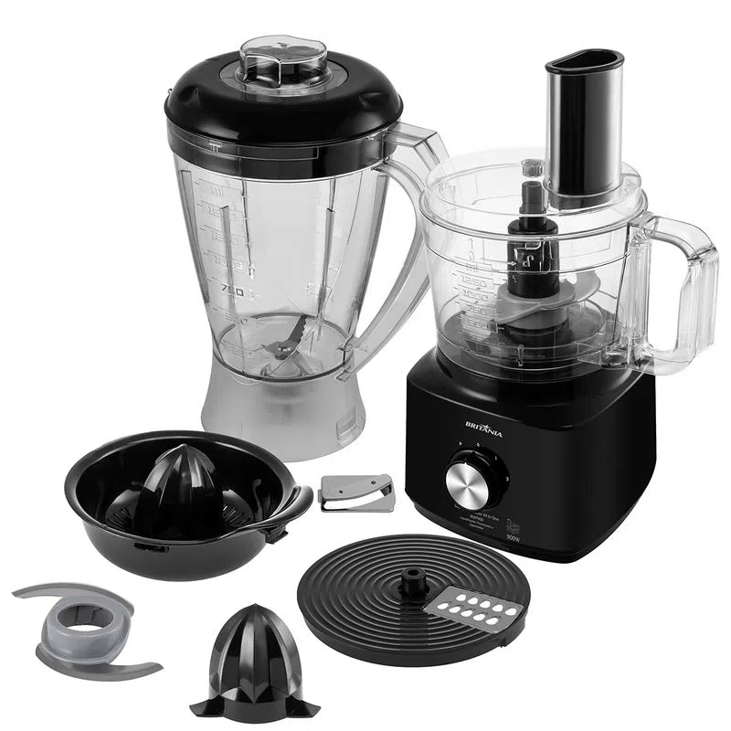 Multiprocessador-de-Alimentos-Britania-BMP900P-Preto-127V