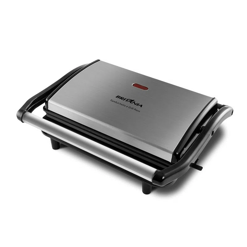 Sanduicheira-Grill-Britania-BGR27I-Press-Inox-127V