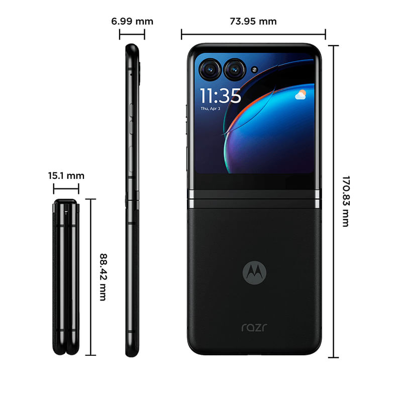 Smartphone-Motorola-razr-40-ultra-5G-256-GB---Black-