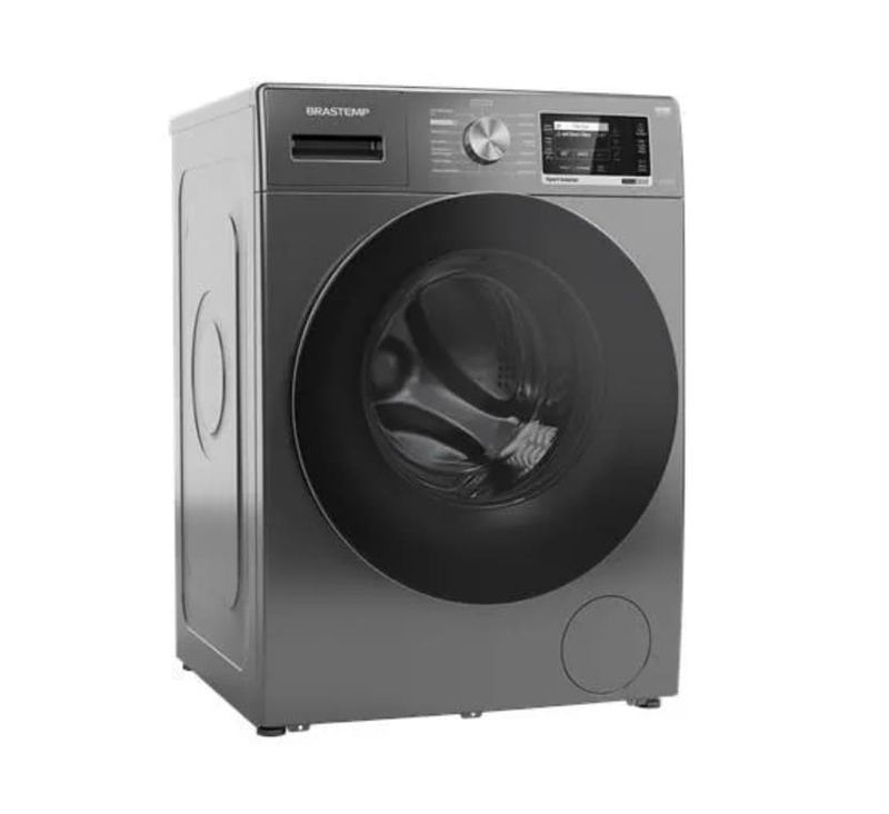 Lava-e-Seca-Brastemp-10kg-6kg-titanium-com-Smart-Sensor-e-Triplo-Vapor---BNC10AS-110v-