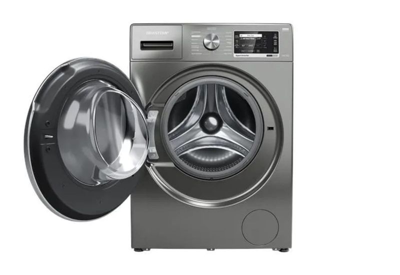 Lava-e-Seca-Brastemp-10kg-6kg-titanium-com-Smart-Sensor-e-Triplo-Vapor---BNC10AS-110v-