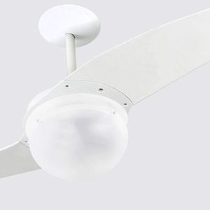 Ventilador de Teto Spirit 202 Branco Lustre Globo