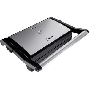 Mini Grill Elétrico Oster Inox 2 em 1