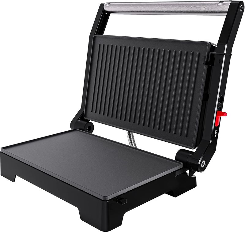 Mini-Grill-Eletrico-Oster-Inox-2-em-1