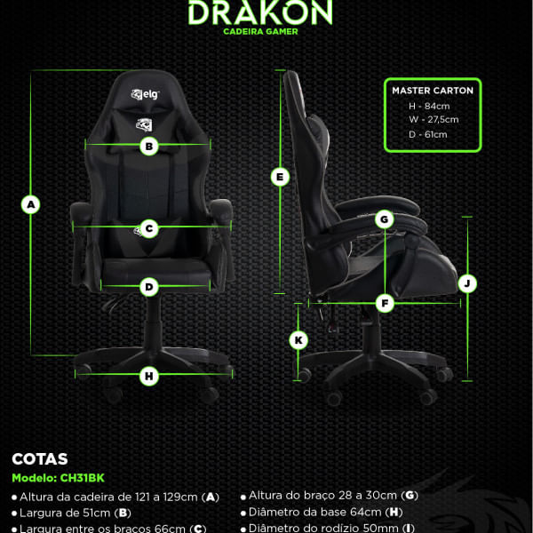 Cadeira-Gamer-Drakon-CH31BK-Reclinavel-com-Apoio-Dorsal-e-Cervical