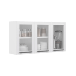 Armario-Aereo-de-Cozinha-Branco-3-Portas-com-Vidro-Florenca-