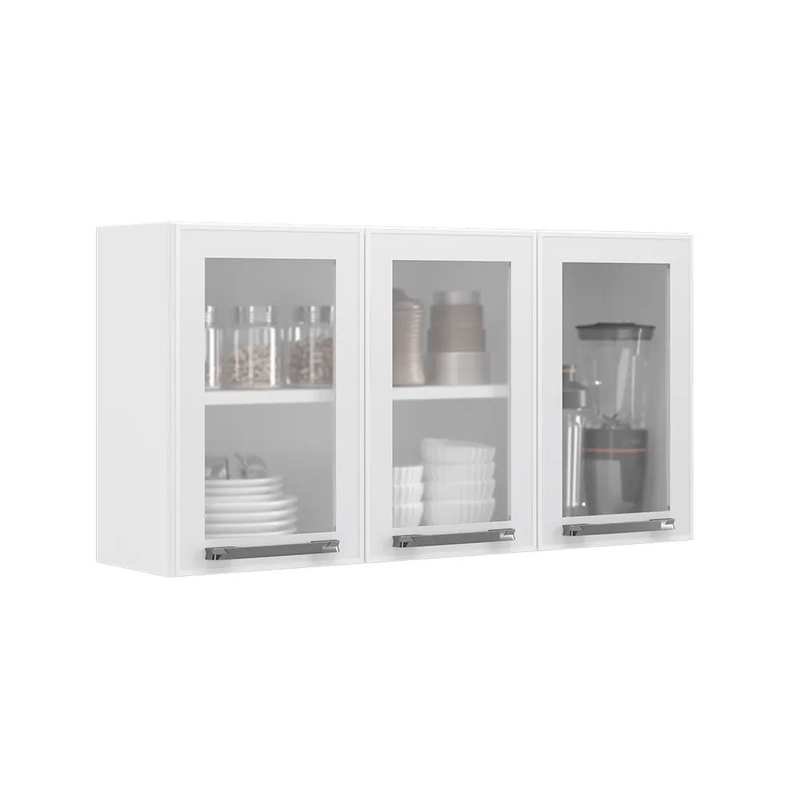 Armario-Aereo-de-Cozinha-Branco-3-Portas-com-Vidro-Florenca-