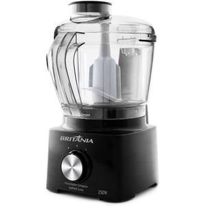Processador de Alimentos Britânia Compacto BMP900 Turbo 1 Velocidade 250W - Preto