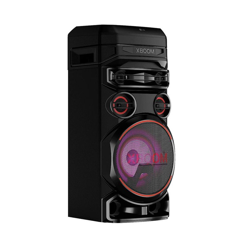 Caixa-de-Som-Acustica-LG-XBOOM-RNC7-Multi-Bluetooth-Super-Graves-Entrada-de-Mic-e-Guitarra-Preta