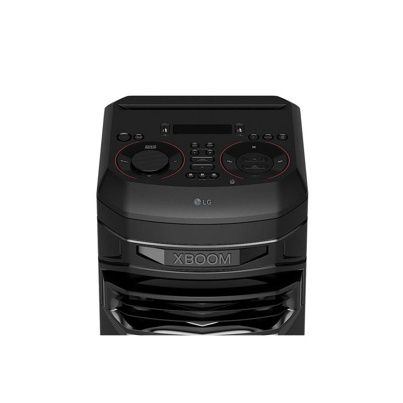Caixa-de-Som-Acustica-LG-XBOOM-RNC7-Multi-Bluetooth-Super-Graves-Entrada-de-Mic-e-Guitarra-Preta