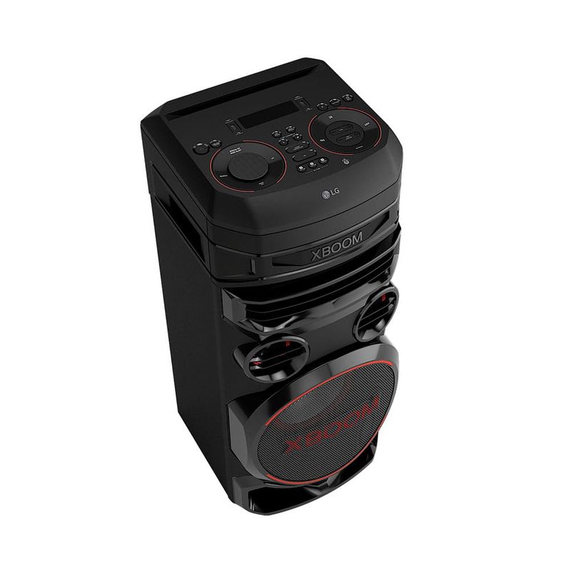 Caixa-de-Som-Acustica-LG-XBOOM-RNC7-Multi-Bluetooth-Super-Graves-Entrada-de-Mic-e-Guitarra-Preta