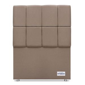 Cabeceira Piave Linho Bege Solteiro (12x90x125)