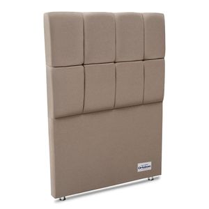 Cabeceira Piave Linho Bege Solteiro (12x90x125)