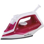 Ferro-de-Passar-a-Vapor-e-a-Seco-Salva-Botoes-Britania-BFV201-1250W---Branco-Rosa
