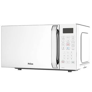 Micro-ondas Philco 20L 1100W Limpa Fácil e Tira Odor PMO23BB - Branco