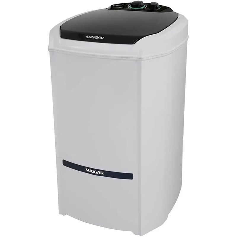 Maquina-de-Lavar-Suggar-Lavamax-Eco-20kg-Semiautomatica-com-Timer-LE200-Preta-Branca