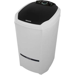 Máquina de Lavar Suggar Lavamax Eco 20kg Semiautomática com Timer LE200 Preta/Branca
