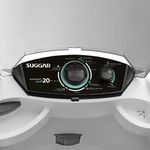 Maquina-de-Lavar-Suggar-Lavamax-Eco-20kg-Semiautomatica-com-Timer-LE200-Preta-Branca