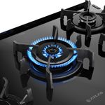 Fogao-5-Bocas-Preto-com-Mesa-de-Vidro-Atlas-Agile-Up