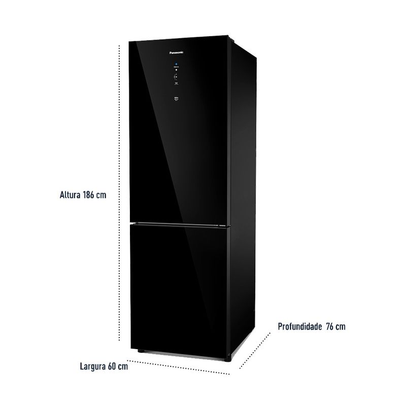 Geladeira-Panasonic-Inverter-A----Frost-Free-397L-Black-Glass---NR-BB41GV1B