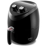 Fritadeira-Eletrica-Britania-Air-Fryer-BFR25P-Antiaderente-com-Timer-4L-1500W---Preto