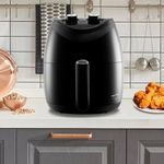 Fritadeira-Eletrica-Britania-Air-Fryer-BFR25P-Antiaderente-com-Timer-4L-1500W---Preto