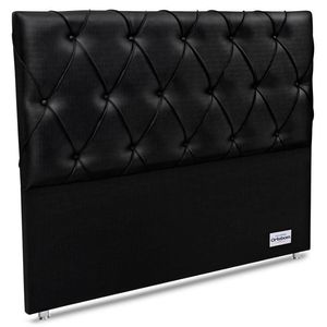 Cabeceira Casal Murat Nero 140x120x9 Ortobom
