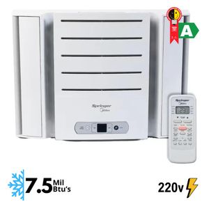 Ar Condicionado De Janela Springer Midea 7.500 BTU's Eletrônico QCK075RB 220V