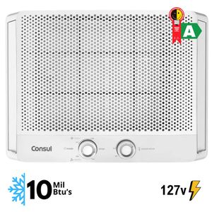 Ar Condicionado De Janela Consul 10.000 BTU's Mecânico CCB10FBANA 127V
