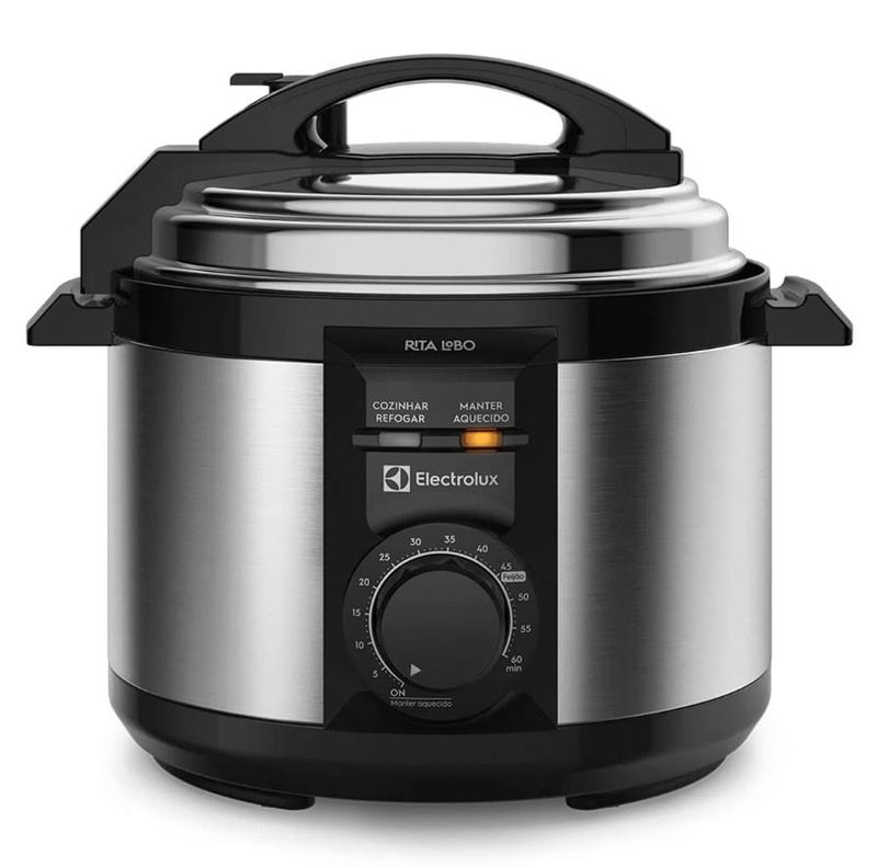 Panela-de-Pressao-Eletrica-Electrolux-3L-Cor-Inox-Efficient-com-Timer-por-Rita-Lobo--PCE15--