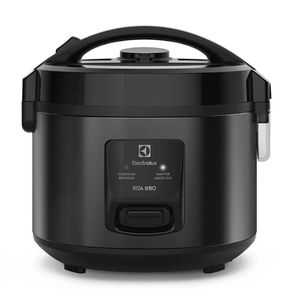 Panela de Arroz Elétrica Electrolux 2L Cor Preto Inox Efficient 2 em 1 com Visor Glass por Rita Lobo (ERC10)