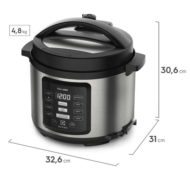 Panela-de-Pressao-Eletrica-Electrolux-5L-Cor-Inox-Experience-Digital-por-Rita-Lobo--PCC15-