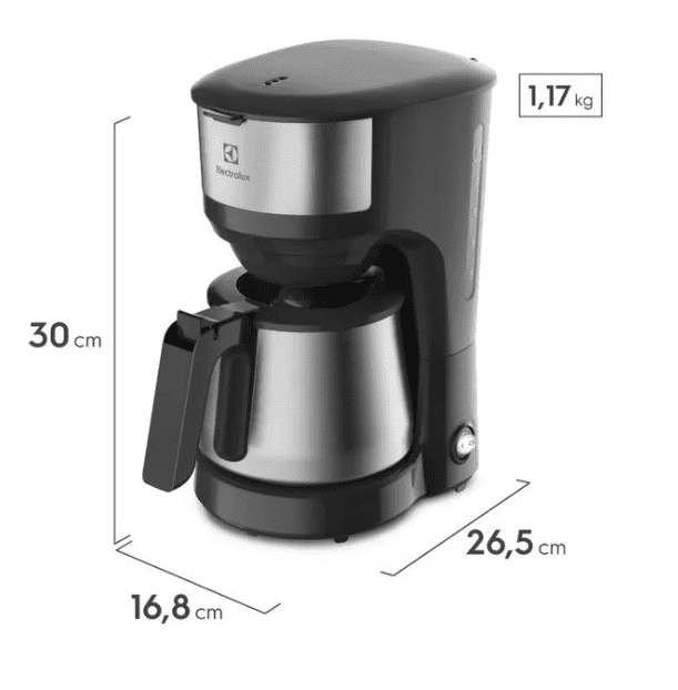 Cafeteira-Eletrica-Electrolux-com-Jarra-Inox-30-Xicaras-Efficient--ECM22-