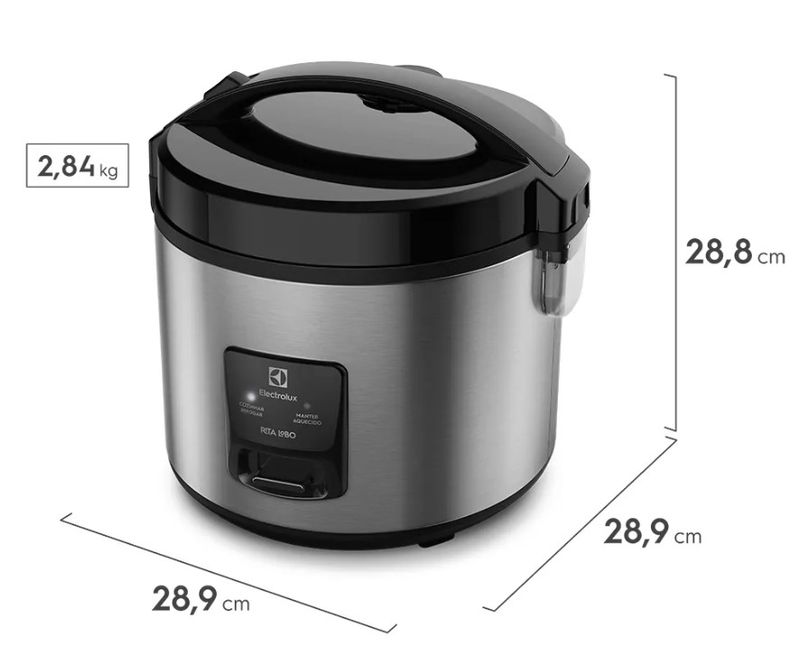Panela-de-Arroz-Eletrica-Electrolux-35L-Cor-Inox-Efficient-2-em-1-por-Rita-Lobo--ERC20-